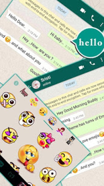 Imagen 2 para SMS Messenger Keyboard