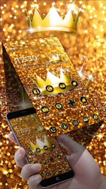 Image 1 for Golden Royal Crown Theme