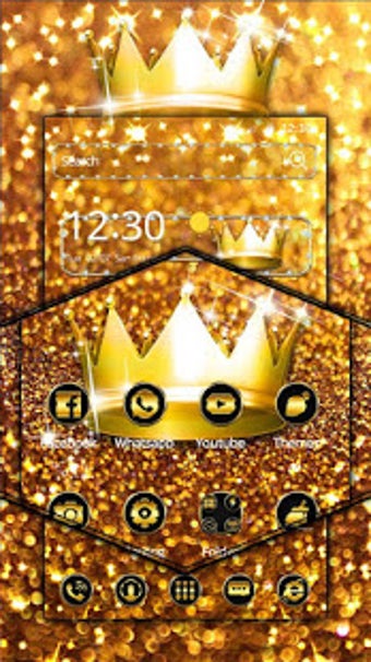Image 2 for Golden Royal Crown Theme