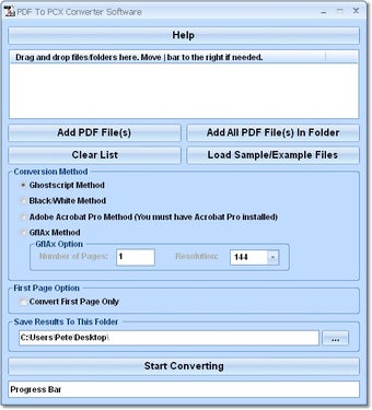 Image 0 for PDF To PCX Converter Soft…