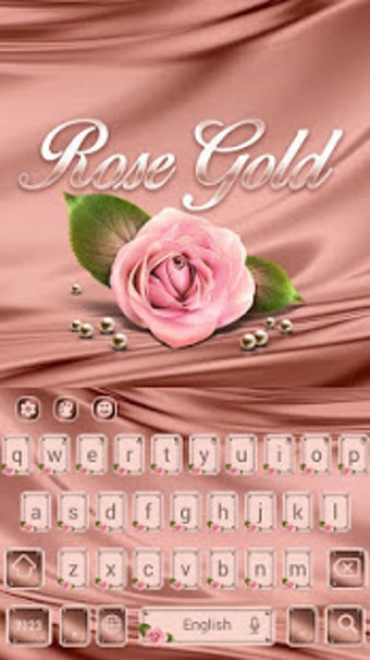 Imagen 1 para Rose Gold Emoji Keyboard
