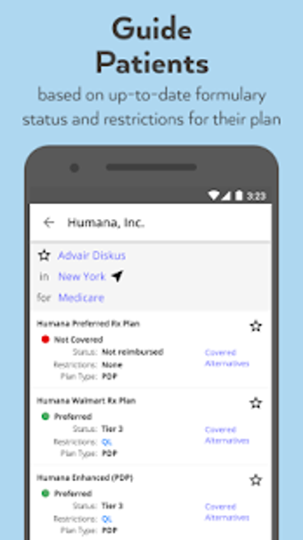 Coverage Search Screen Records 1