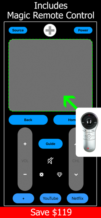 Image 3 for Remote TV for LG Smart