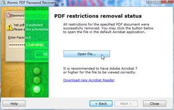Imagen 0 para Atomic PDF Password Recov…