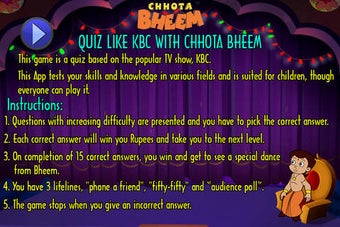 Imagen 0 para Quiz Like KBC with Bheem