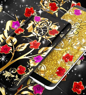 Imagen 0 para Gold rose live wallpaper