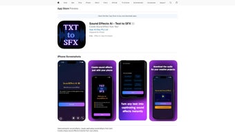 Imagen 0 para Sound Effects AI - Text t…