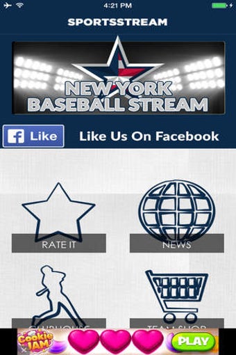 Image 0 for NEW YORK BASEBALL STREAM