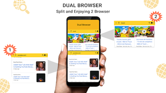 Imagen 3 para Dual split screen: browse…