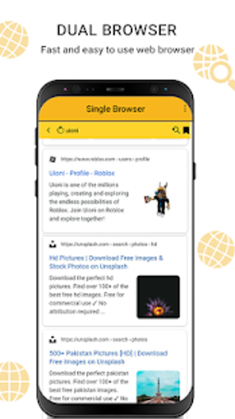 Imagen 1 para Dual split screen: browse…