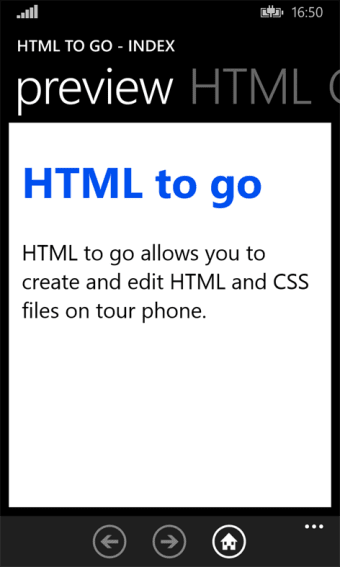 Image 3 for HTML to go for Windows 10