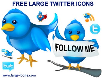 Image 0 for Free Large Twitter Icons