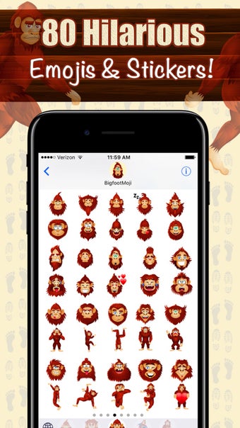 Image 3 for BigfootMoji  Crazy Sasqua…