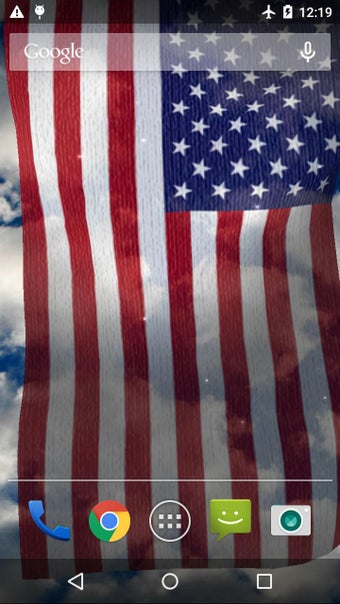 Imagen 2 para US Flag Live Wallpaper