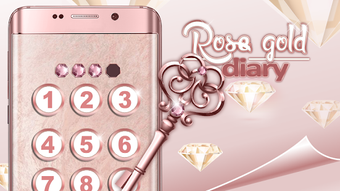 Imagen 0 para Cute Rose Gold Diary App