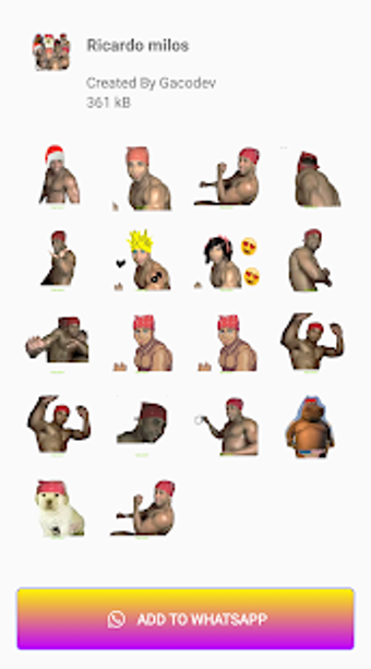 Image 0 for Sticker Wa Ricardo Millos
