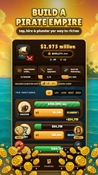 Image 0 for Doubloon Tycoon: Idle Pir…