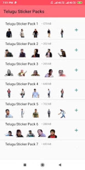 Imagen 2 para Telugu Sticker for Whatsa…