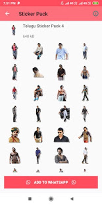 Imagen 3 para Telugu Sticker for Whatsa…