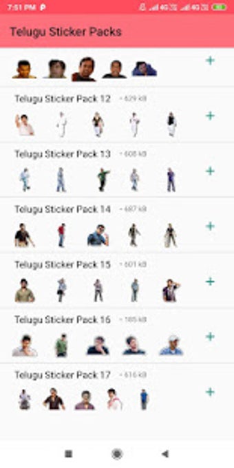 Imagen 1 para Telugu Sticker for Whatsa…