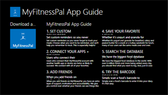 Image 2 for MyFitnessPal App Guide fo…