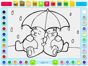 Imagen 1 para Coloring Book 15: Cute Ti…