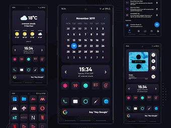 Image 3 for Nova Dark Icon Pack - Rou…
