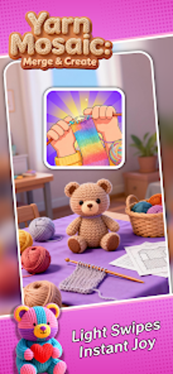 Image 0 for Yarn Mosaic: Merge  Creat…
