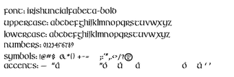 Image 0 for Irish Uncialfabeta