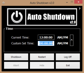 Image 0 for Auto Shutdown