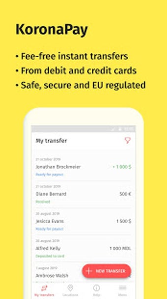 Image 0 for KoronaPay Money Transfer:…