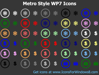 Image 0 for Metro Style WP7 Icons