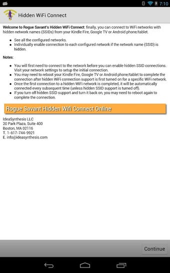 Image 0 for Hidden WiFi Connect