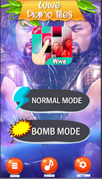 Image 0 for Wwe Piano  Black Tiles 1
