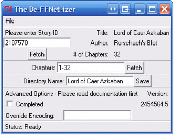 Image 0 for De-FFNet-Izer