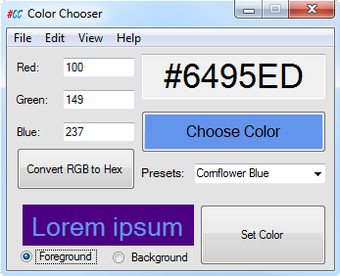 Image 0 for Color Chooser