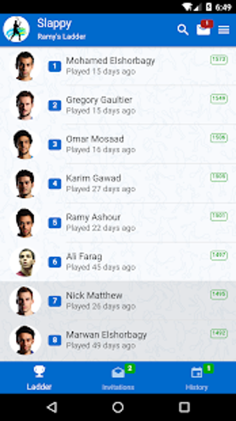 Image 2 for Slappy: Sports Ladder App