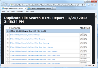 Image 1 for Duplicate File Search