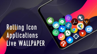 Image 2 for Rolling Icons Wallpaper -…