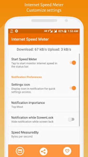 Imagen 2 para Internet Speed Meter