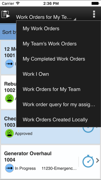 Image 0 for IBM Maximo Work Execution