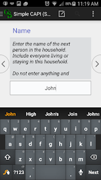 Image 3 for CSEntry CSPro Data Entry