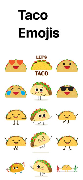 Image 0 for Naughty Tacos Stickers Em…