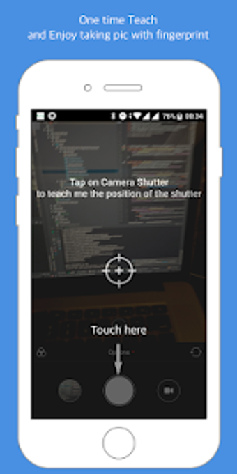 Imagen 1 para Fingerprint Camera Shutte…
