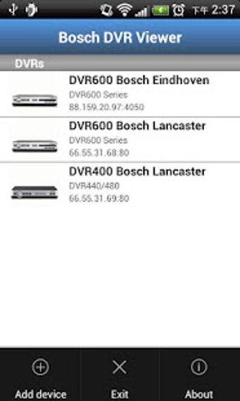 Imagen 1 para Bosch DVR Viewer