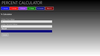 Image 0 for Percent Calculator 8