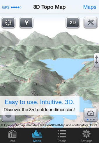 Image 0 for Maps 3D Lite - GPS Tracks…