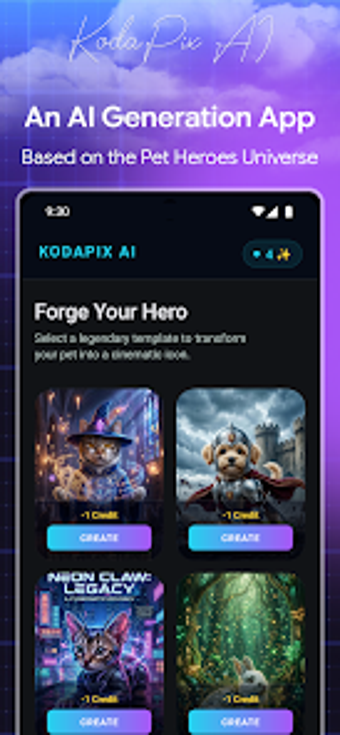 Imagen 0 para KodaPix AI - Pet Heros AI