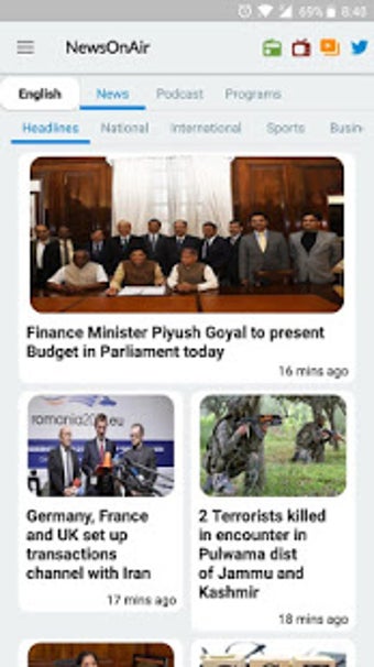 Imagen 1 para NewsOnAir PrasarBharati O…