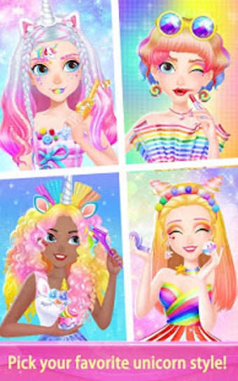 Image 2 for Unicorn Fantasy Hair Salo…